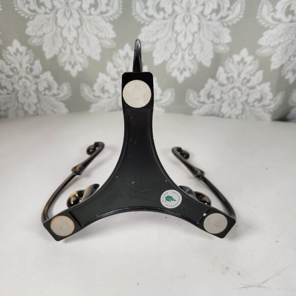 Orb Holder / Candle Base Holder / PartyLite Soliloquy Antique Brass Scroll - Picture 4 of 7